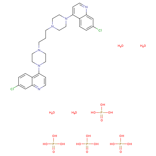 Piperaquine tetraphosphate tetrahydrate