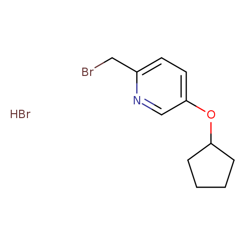 2-(bromomethyl)-5-(cyclopentyloxy)pyridinehydrobromide