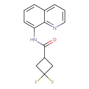 3,3-difluoro-N-(quinolin-8-yl)cyclobutane-1-carboxamide