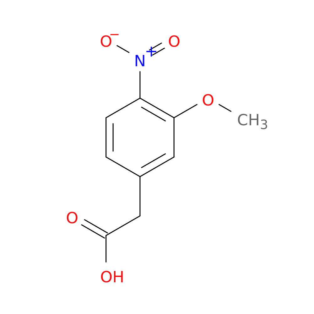 2-(3-Methoxy-4-nitrophenyl)acetic acid