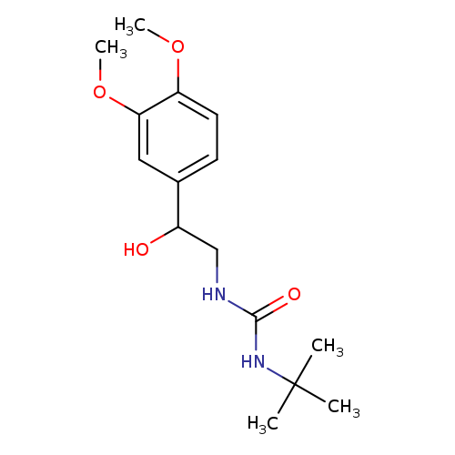 3-tert-butyl-1-[2-(3,4-dimethoxyphenyl)-2-hydroxyethyl]urea