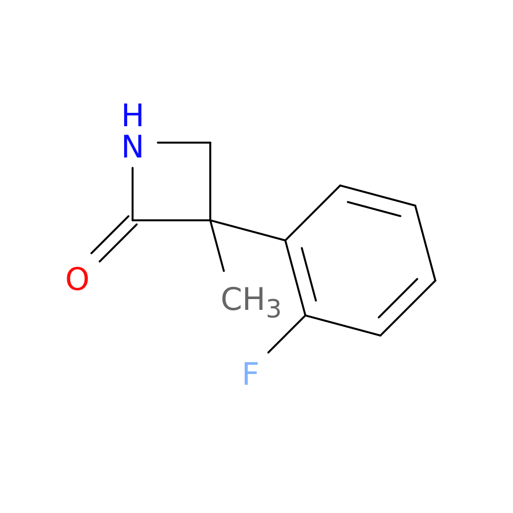 3-(2-Fluorophenyl)-3-methylazetidin-2-one