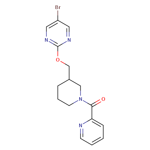 5-bromo-2-{[1-(pyridine-2-carbonyl)piperidin-3-yl]methoxy}pyrimidine