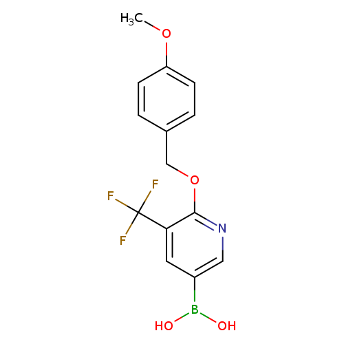 {6-[(4-Methoxyphenyl)methoxy]-5-(trifluoromethyl)pyridin-3-yl}boronic acid