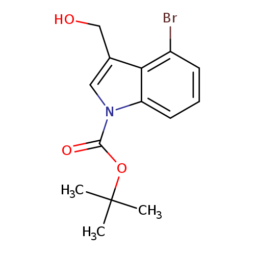 tert-butyl 4-bromo-3-(hydroxymethyl)indole-1-carboxylate