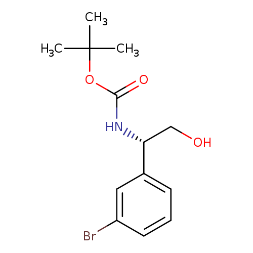 Carbamic acid, [(1S)-1-(3-bromophenyl)-2-hydroxyethyl]-,1,1-dimethylethyl ester
