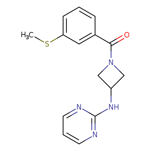 N-{1-[3-(methylsulfanyl)benzoyl]azetidin-3-yl}pyrimidin-2-amine