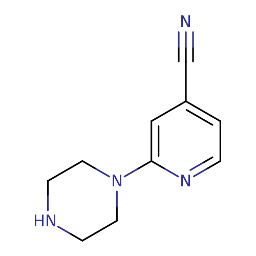 2-(piperazin-1-yl)pyridine-4-carbonitrile
