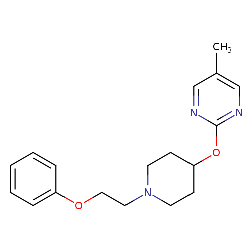 5-methyl-2-{[1-(2-phenoxyethyl)piperidin-4-yl]oxy}pyrimidine
