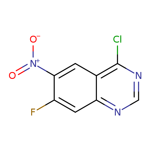 Quinazoline, 4-chloro-7-fluoro-6-nitro-
