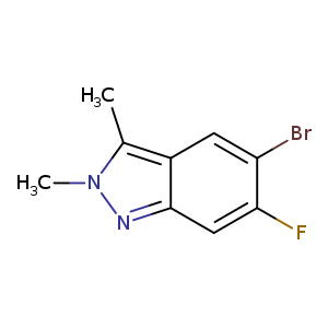 5-bromo-6-fluoro-2,3-dimethyl-2H-indazole