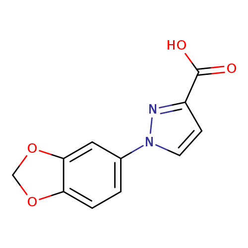 1-(2H-1,3-benzodioxol-5-yl)-1H-pyrazole-3-carboxylic acid