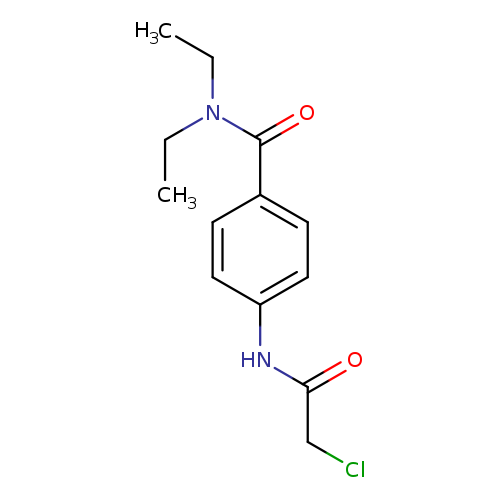 4-(2-chloroacetamido)-N,N-diethylbenzamide