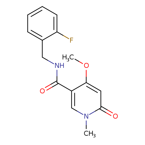 N-[(2-fluorophenyl)methyl]-4-methoxy-1-methyl-6-oxo-1,6-dihydropyridine-3-carboxamide