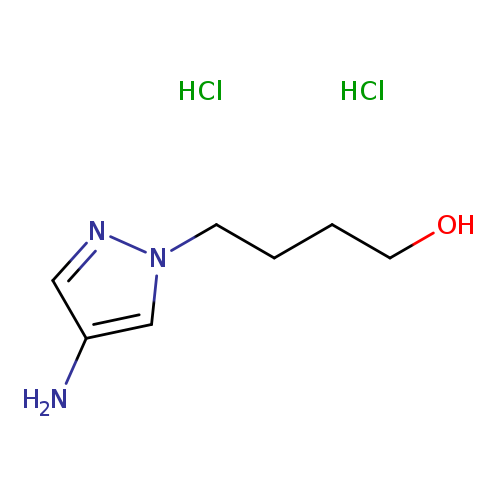4-(4-amino-1H-pyrazol-1-yl)butan-1-ol dihydrochloride