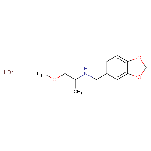 N-(1,3-benzodioxol-5-ylmethyl)-1-methoxy-2-propanamine hydrobromide