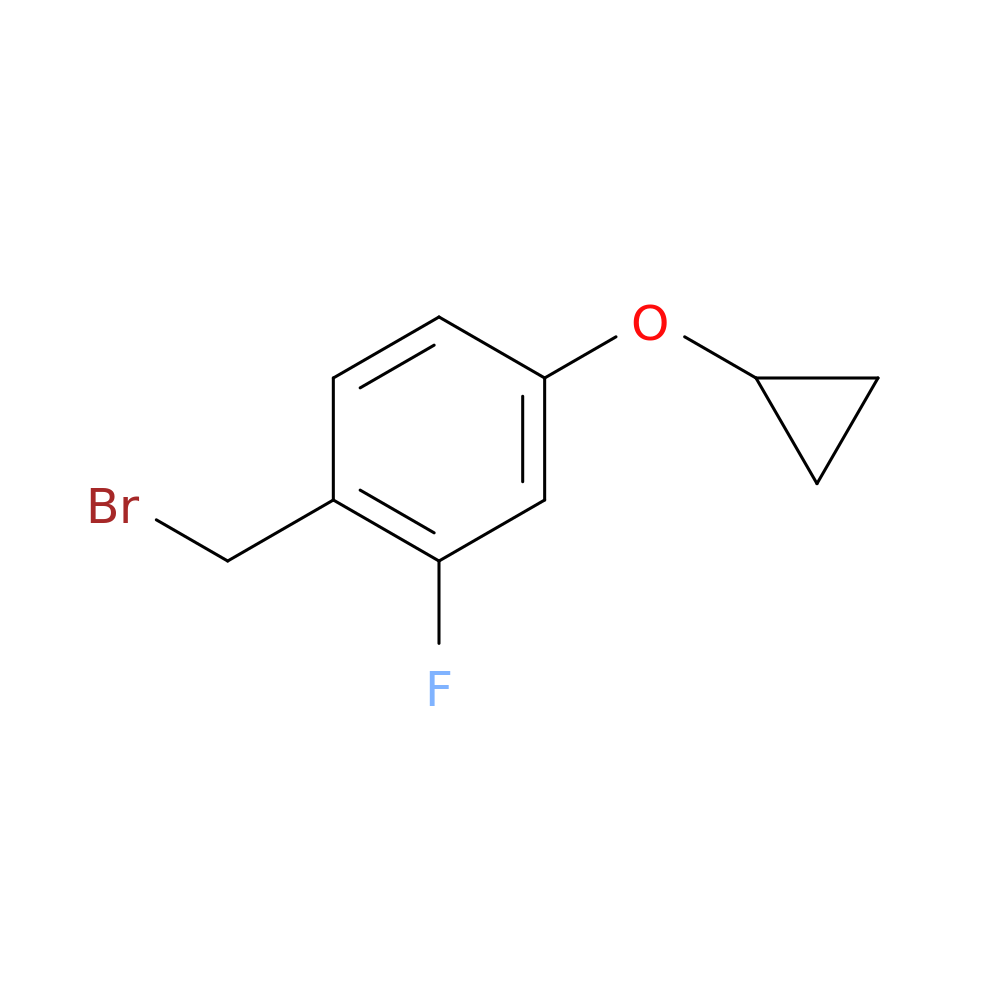 1-(bromomethyl)-4-cyclopropoxy-2-fluorobenzene