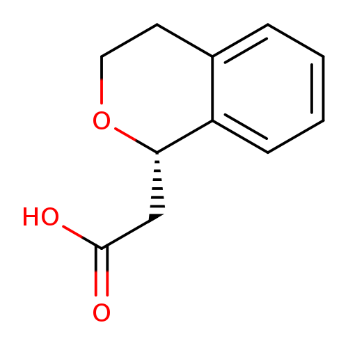 3,4-DIHYDRO-1H-2-BENZOPYRAN-1S-ACETIC ACID