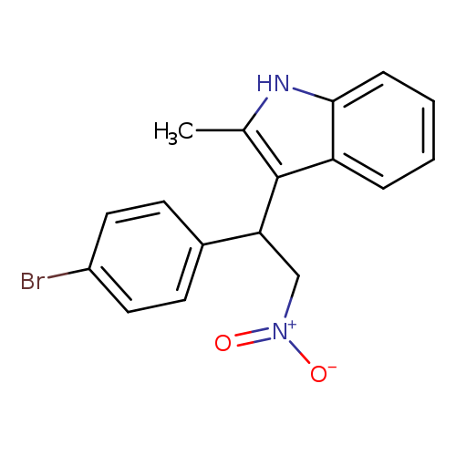 3-[1-(4-bromophenyl)-2-nitroethyl]-2-methyl-1H-indole