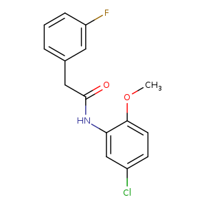 N-(5-chloro-2-methoxyphenyl)-2-(3-fluorophenyl)acetamide