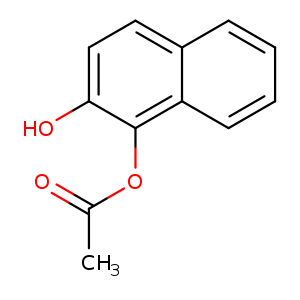 2-hydroxynaphthalen-1-yl acetate
