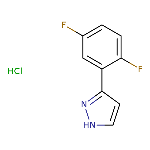 3-(2,5-difluorophenyl)-1H-pyrazolehydrochloride