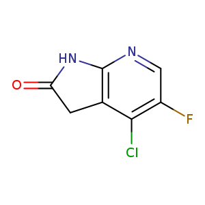 2H-Pyrrolo[2,3-b]pyridin-2-one, 4-chloro-5-fluoro-1,3-dihydro-