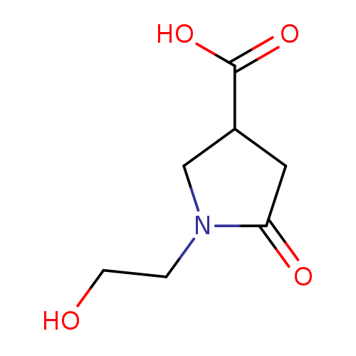 1-(2-Hydroxyethyl)-5-oxopyrrolidine-3-carboxylic acid