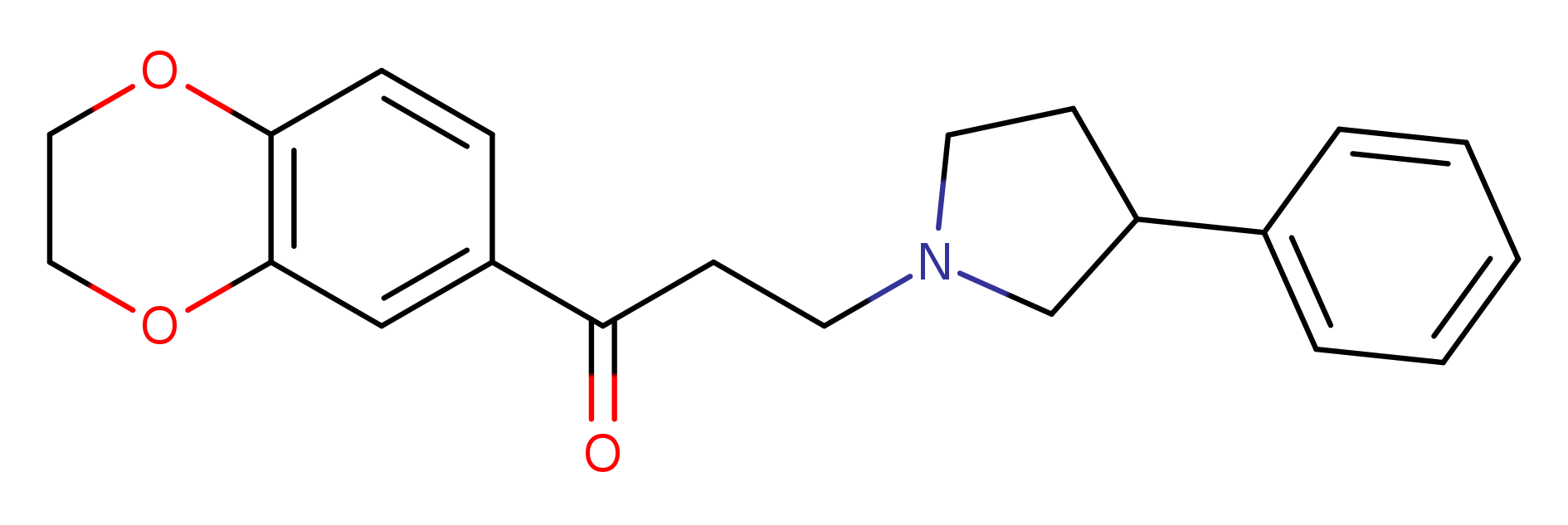 1-(2,3-Dihydrobenzo[b][1,4]dioxin-6-yl)-3-(3-phenylpyrrolidin-1-yl)propan-1-one