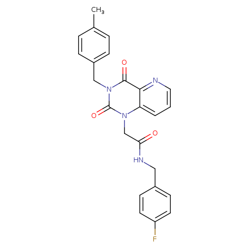 N-[(4-fluorophenyl)methyl]-2-{3-[(4-methylphenyl)methyl]-2,4-dioxo-1H,2H,3H,4H-pyrido[3,2-d]pyrimidin-1-yl}acetamide