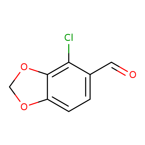 4-chloro-1,3-dioxaindane-5-carbaldehyde