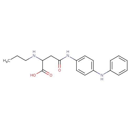 3-{[4-(phenylamino)phenyl]carbamoyl}-2-(propylamino)propanoic acid