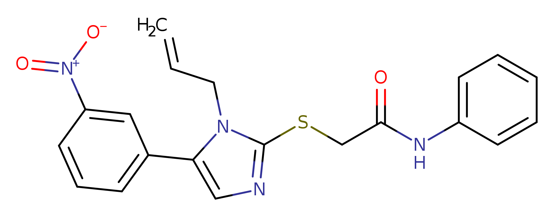 2-{[5-(3-nitrophenyl)-1-(prop-2-en-1-yl)-1H-imidazol-2-yl]sulfanyl}-N-phenylacetamide