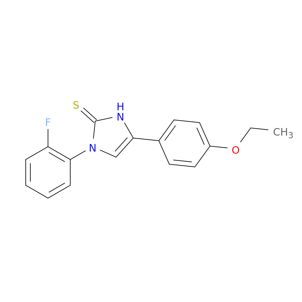 4-(4-ethoxyphenyl)-1-(2-fluorophenyl)-2,3-dihydro-1H-imidazole-2-thione