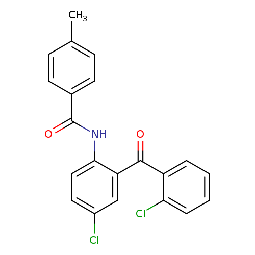 N-[4-chloro-2-(2-chlorobenzoyl)phenyl]-4-methylbenzamide
