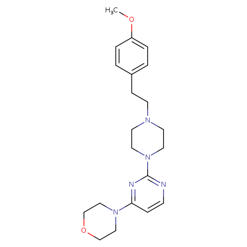 4-(2-{4-[2-(4-methoxyphenyl)ethyl]piperazin-1-yl}pyrimidin-4-yl)morpholine