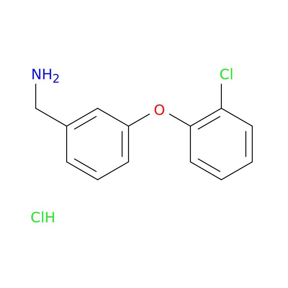 [3-(2-chlorophenoxy)phenyl]methanamine hydrochloride
