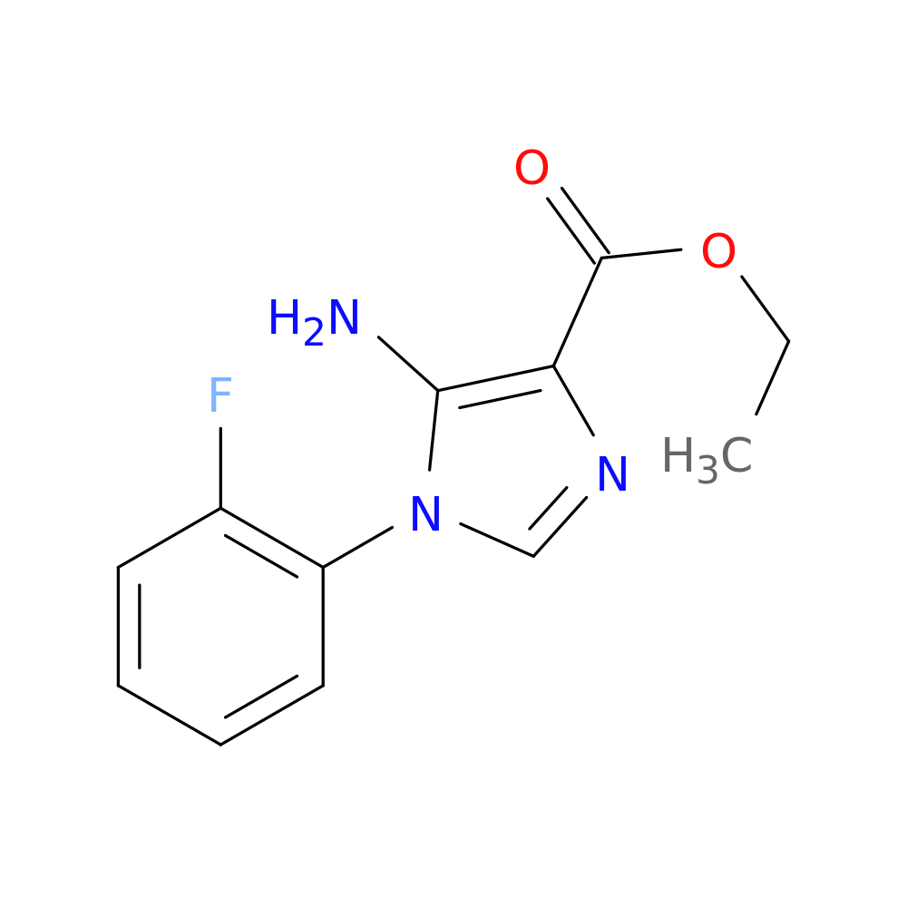 ethyl 5-amino-1-(2-fluorophenyl)-1H-imidazole-4-carboxylate