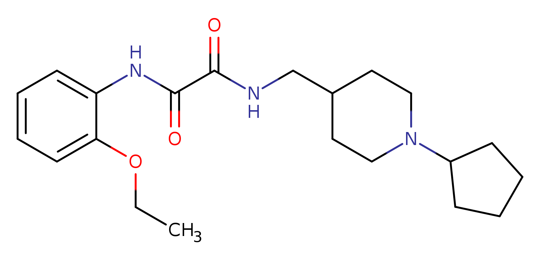N-[(1-cyclopentylpiperidin-4-yl)methyl]-N'-(2-ethoxyphenyl)ethanediamide