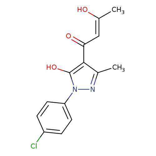 (2Z)-1-[1-(4-chlorophenyl)-5-hydroxy-3-methyl-1H-pyrazol-4-yl]-3-hydroxybut-2-en-1-one