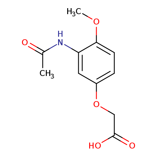 [3-(Acetylamino)-4-methoxyphenoxy]acetic acid