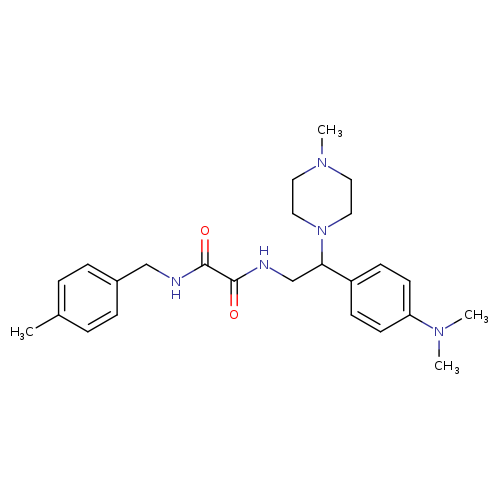 N-{2-[4-(dimethylamino)phenyl]-2-(4-methylpiperazin-1-yl)ethyl}-N'-[(4-methylphenyl)methyl]ethanediamide