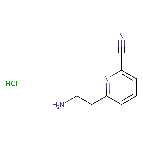 6-(2-aminoethyl)pyridine-2-carbonitrile hydrochloride