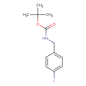 Carbamic acid, N-[(4-iodophenyl)methyl]-, 1,1-dimethylethyl ester