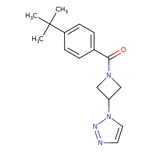1-[1-(4-tert-butylbenzoyl)azetidin-3-yl]-1H-1,2,3-triazole