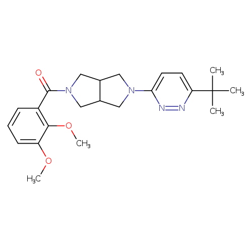 3-tert-butyl-6-[5-(2,3-dimethoxybenzoyl)-octahydropyrrolo[3,4-c]pyrrol-2-yl]pyridazine