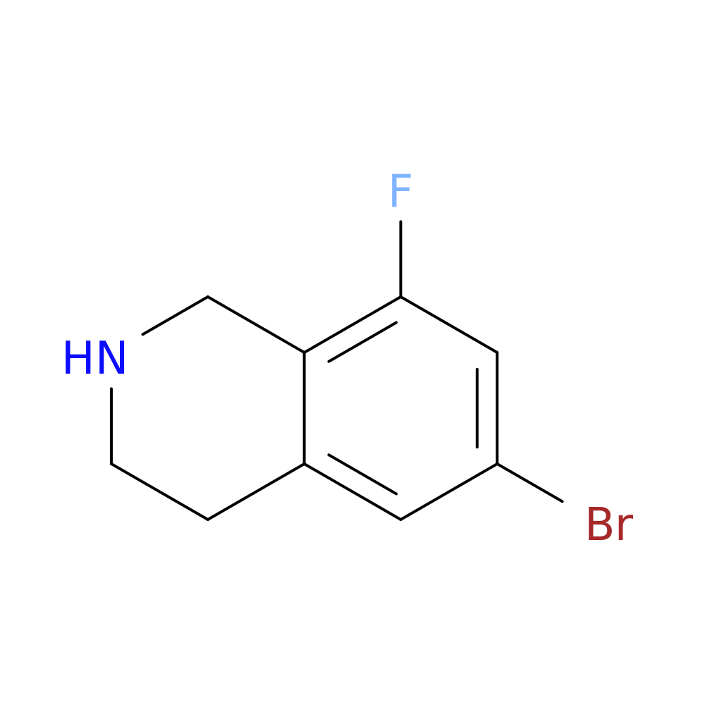 6-Bromo-8-fluoro-1,2,3,4-tetrahydroisoquinoline