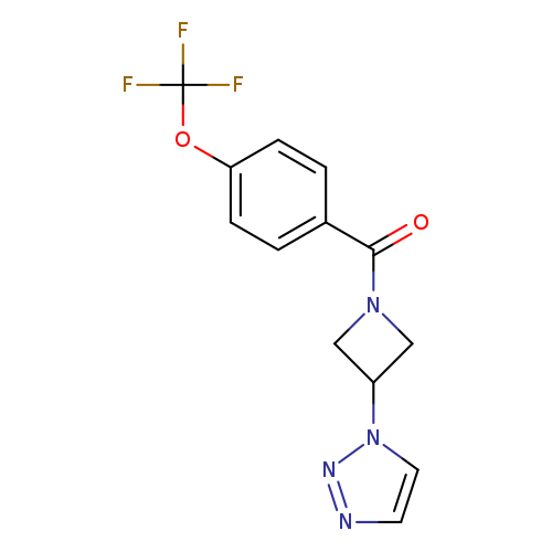 1-{1-[4-(trifluoromethoxy)benzoyl]azetidin-3-yl}-1H-1,2,3-triazole
