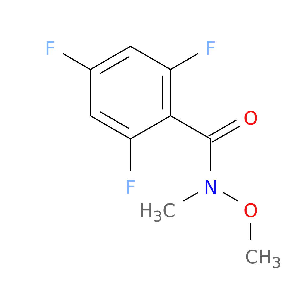 2,4,6-Trifluoro-N-methoxy-N-methylbenzamide