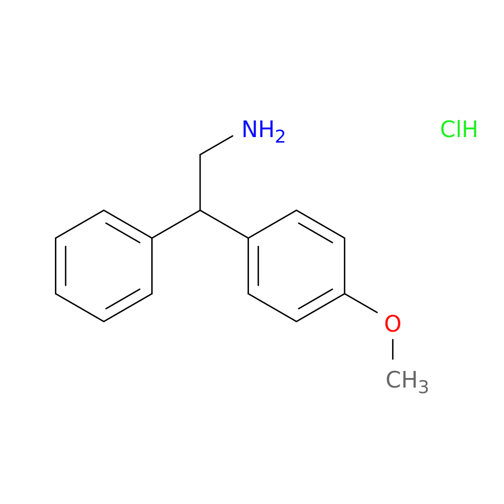 2-(4-Methoxyphenyl)-2-phenylethylamine, HCl
